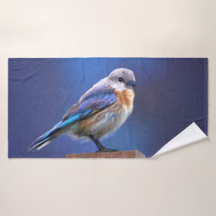 Peinture de Bluebird (Femelle) - Art original pour