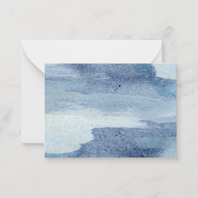 "Peinture de blues" : Carte d'art Abstraite origin (Devant)