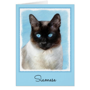 Peinture de chats de Siamese - Cute Original Cat A
