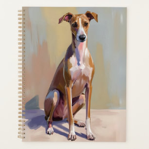 Peinture de chien Lévrier Italien