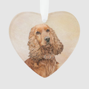 Peinture de Cocker Spaniel Anglais - Art Canin Ori
