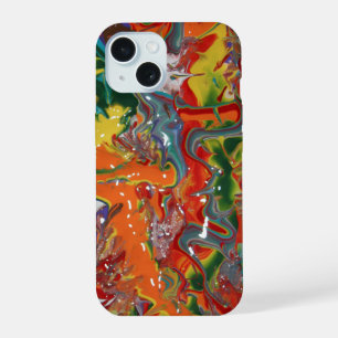 Peinture de flux couleur arc-en-ciel