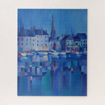 Peinture de Honfleur, Frankreich -