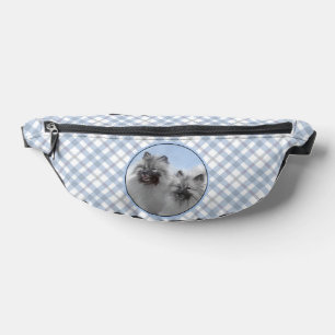 Peinture de Keeshond 2 Keeshonden Art canin origin