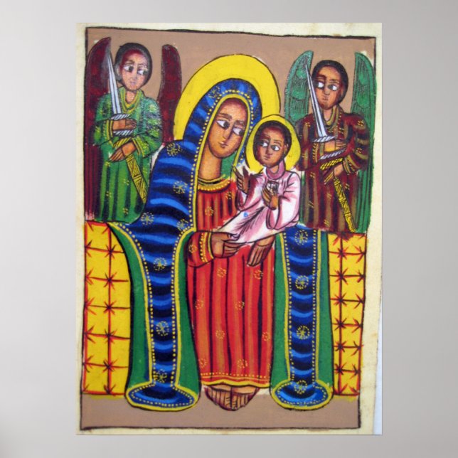 Peinture de l'église éthiopienne - Poster du Marya (Devant)