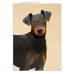 Peinture de Manchester Terrier Art Animalier Origi