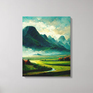 Peinture de paysage Peinture de toile Peinture mur