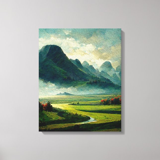 Peinture de paysage Peinture de toile Peinture mur (Recto)