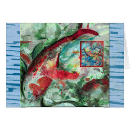 Peinture de poissons de carpe de Koi