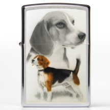 Peinture de portrait de beagle