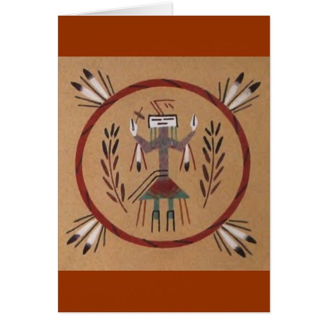 Peinture de sable Tribal amérindien (Devant)