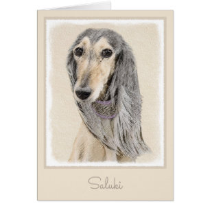 Peinture de Saluki (Faune) - Cute Original Chien A