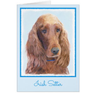 Peinture de Setter irlandais - Joli art original d