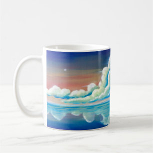 Peinture de Tasse au Coucher du Soleil