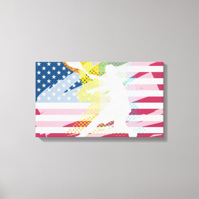 Peinture de tennis sur toile (Recto)