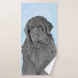Peinture de Terre-Neuve - Art de chien original mi