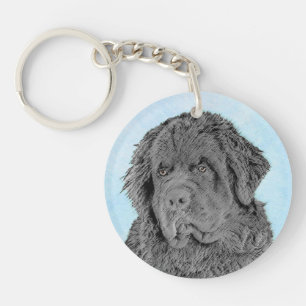 Peinture de Terre-Neuve - Cute Original Chien Art