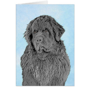 Peinture de Terre-Neuve - Cute Original Chien Art