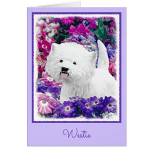 Peinture de Terrier West Highland White Chien Art