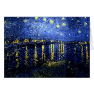 Peinture de Van Gogh, Starry Night over the Rhone