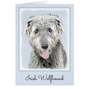 Peinture de Wolfhound irlandais - Joli art origina