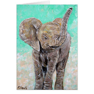 Peinture des éléphants de bébé
