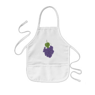 Peinture des tabliers de raisins violets
