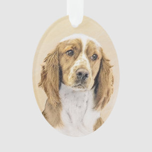 Peinture d'espagnol Welsh Springer - Art original 