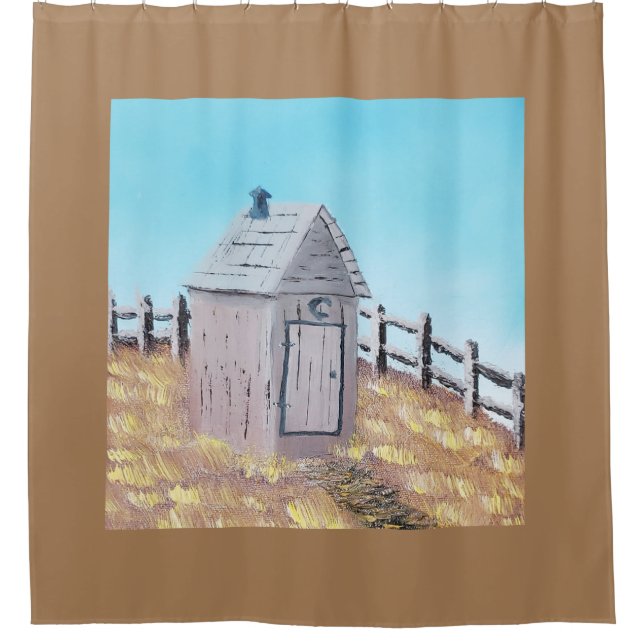 Peinture du rideau de douche Tan Tan de l'extérieu (Devant)