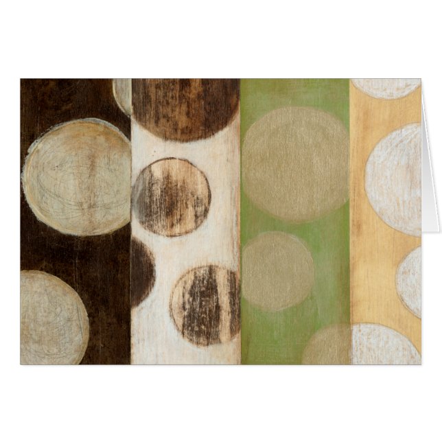 Peinture en panneau de bois de tonalité Terre avec (Devant horizontal)