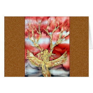 Peinture en soie originale par Kim :