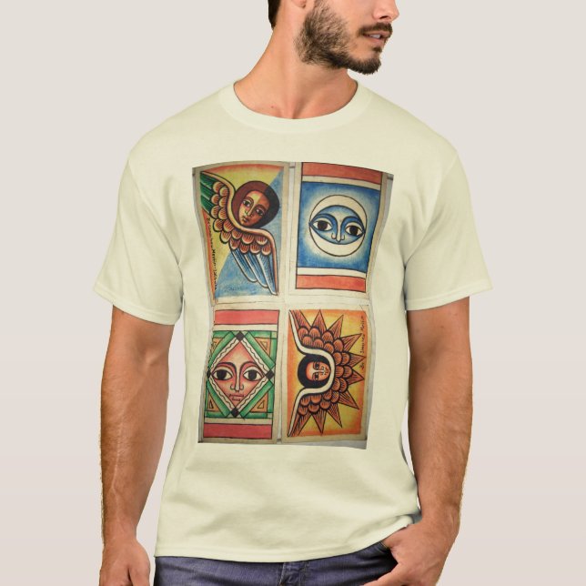 Peinture éthiopienne d'église - T-shirt naturel (Devant)