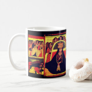Peinture éthiopienne d'église - tasse de Maryam