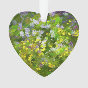 Peinture fleur sauvage Impasto - Art Fleur Origina