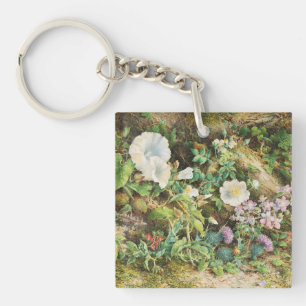 Peinture florale de pétunias fleuris vintage jolis