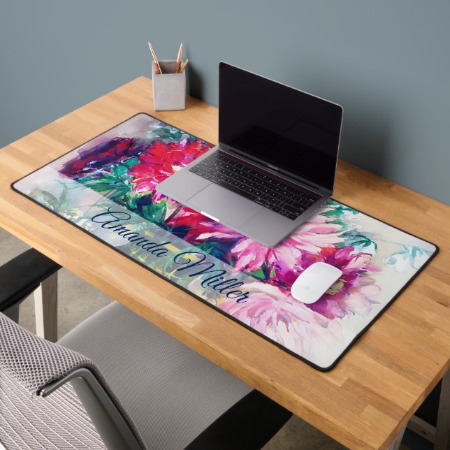 Peinture florale personnalisée (Bureau 2)