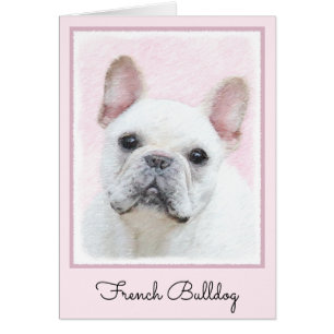 Peinture française de Bulldog (Crème/Blanc) - Art 