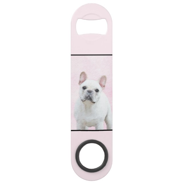 Peinture française de Bulldog (Crème/Blanc) - Art  (Devant)