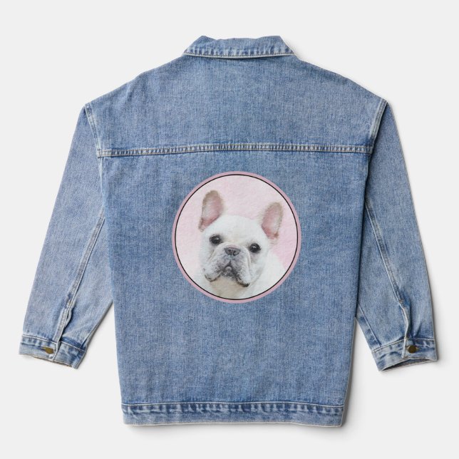 Peinture française de Bulldog (Crème/Blanc) - Art  (Verso)