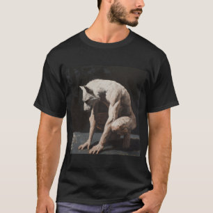 Peinture Homme Wolf - T-shirt