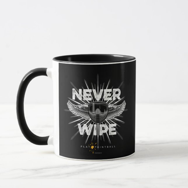 Peinture Jamais essuyer Mug (Gauche)