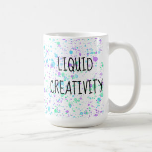 Peinture Liquide de créativité Splatter Mug