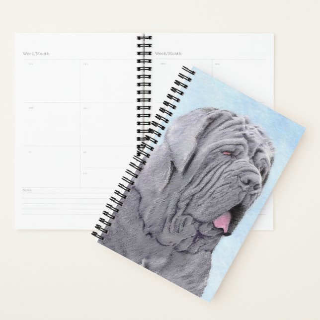Peinture Mastiff Neopolitan - Art Chien original (Devant avec enveloppe)
