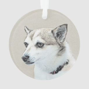 Peinture norvégienne Lundehund - Art original chie