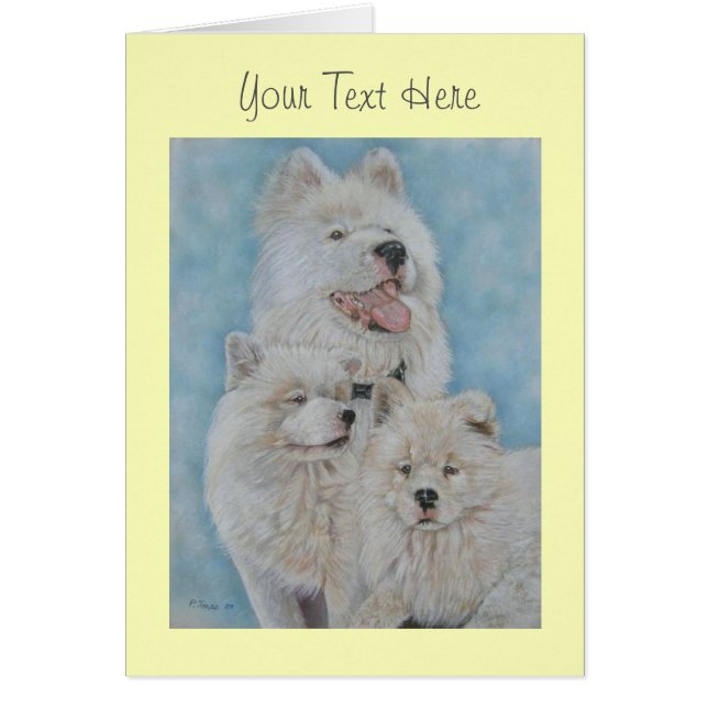 peinture originale de chien très mignon (Devant)