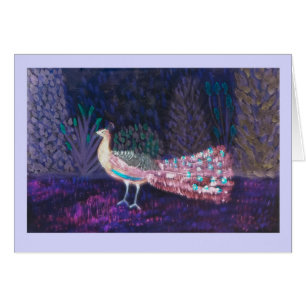 Peinture paon Beau Jardin Peacock