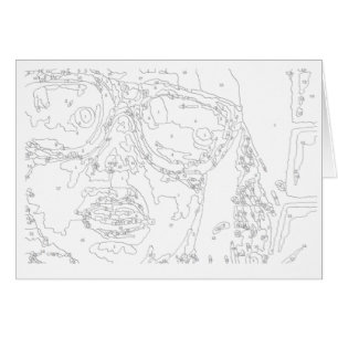 Peinture par la carte de nombres : Fille de