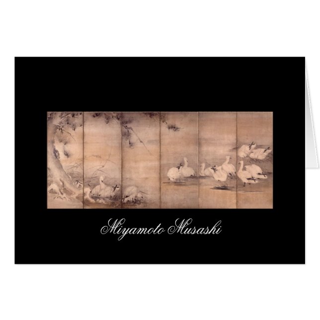 Peinture par Miyamoto Musashi, 1600s de C. (Devant horizontal)