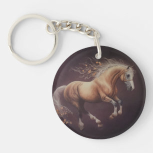 Peinture Pastel D'Un Cheval De Course