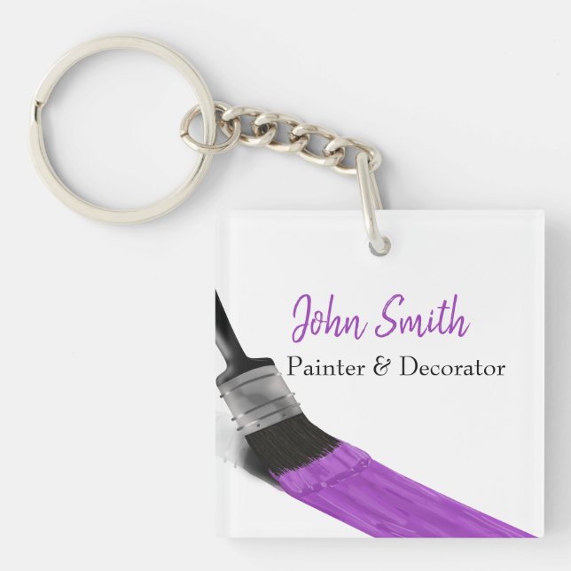 Peinture Peintre Service Société Pinceau violet (Devant)